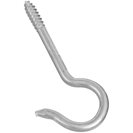National Hardware Zinc-Plated Silver Steel 4-7/16 in. L Ceiling Hook 75 lb 1 pk N220-491
